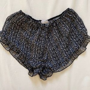 john galt ruffle shorts